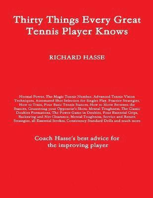 bokomslag Thirty Things Every Great Tennis Player Knows