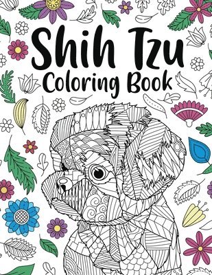Shih Tzu Adult Coloring Book 1