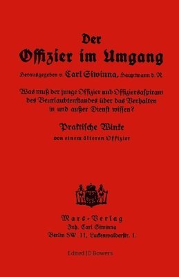 bokomslag Der Offizier Im Umgang