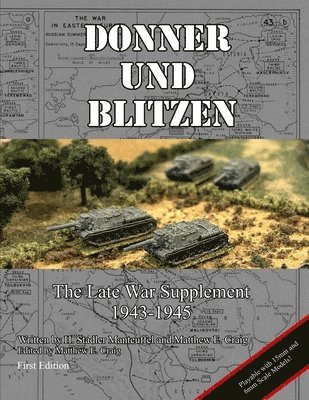 bokomslag Donner Und Blitzen - The Late War Supplement 1943 to 1945