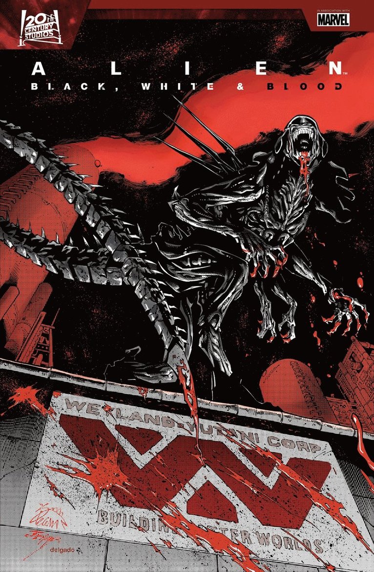 Collin Kelly, Marvel Various, Jackson & Dow... Kelly, Collin; Lanzing - Alien: Black, White & Blood Treasury Edition, Häftad
