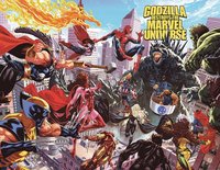 bokomslag Godzilla Destroys the Marvel Universe