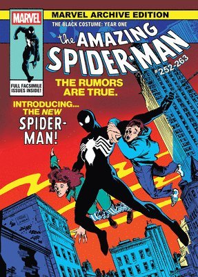 Marvel Archive Edition: Amazing Spider-Man - The Black Costume: Year One Gallery Edition Ron Frenz Original First Issue Cover 1