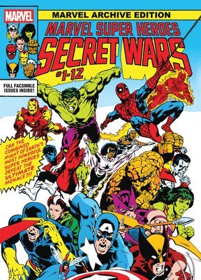 Marvel Archive Edition: Marvel Super Heroes Secret Wars Gallery Edition Mike Zeck Original First Issue Cover 1