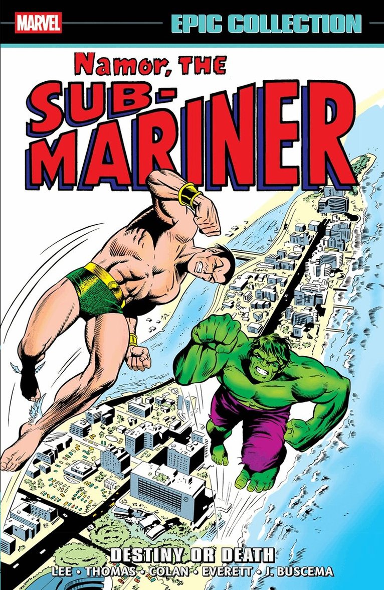 Stan Lee, Roy Thomas - Namor The Sub-Mariner Epic Collection: Destiny Or Death, Häftad