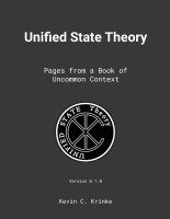 Unified State Theory 1