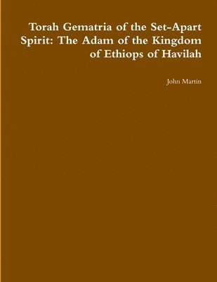 bokomslag Torah Gematria of the Set-Apart Spirit: The Adam of the Kingdom of Ethiops of Havilah