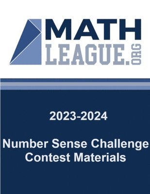 Tim Sanders - 2023-2024 Number Sense Challenge Contest Materials, Häftad