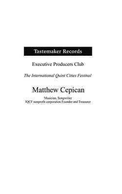 bokomslag Tastemaker Records Executive Producers Club the International Quint Cities Festival