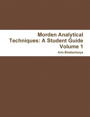 Morden Analytical Techniques 1