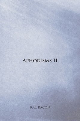 Aphorisms II 1