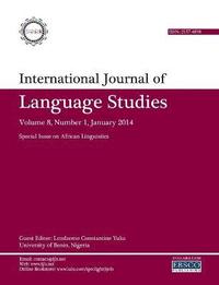 bokomslag International Journal of Language Studies (IJLS) - volume 8(1)