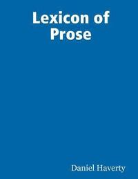 bokomslag Lexicon of Prose