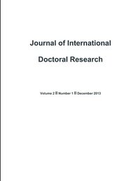 bokomslag Journal of International Doctoral Research (JIDR) Volume 2, Issue 1