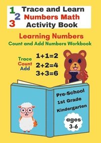 bokomslag Trace and Learn Numbers Math Activity Book ages 3-6 Pre-School to 1st Grade