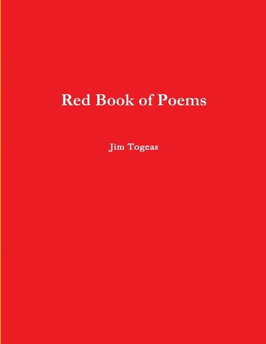 James Togeas - Red Book of Poems, Häftad