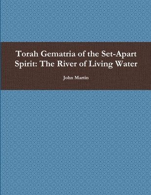 bokomslag Torah Gematria of the Set-Apart Spirit: The River of Living Water