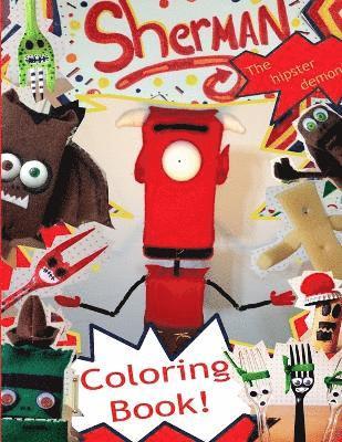 Derek Morris - Sherman The Hipster Demon (Coloring Book), Häftad