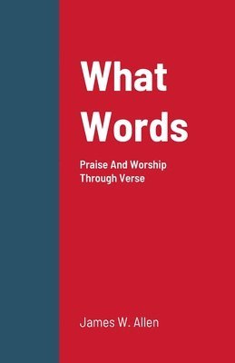 James W Allen, James W. Allen - What Words, Häftad