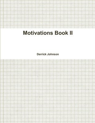 bokomslag Motivations Book II