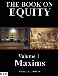 bokomslag The Book on Equity Vol. Maxims