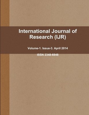 bokomslag International Journal of Research (IJR)