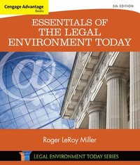 bokomslag Cengage Advantage Books: Essentials of the Legal Environment Today