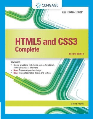 Sasha Vodnik - HTML5 and CSS3, Illustrated Complete, Häftad