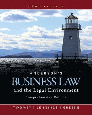 bokomslag Anderson's Business Law and the Legal Environment, Comprehensive Volume