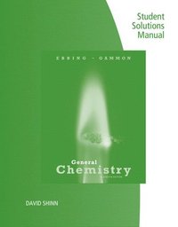 bokomslag Student Solutions Manual for Ebbing/Gammon's General Chemistry, 11th