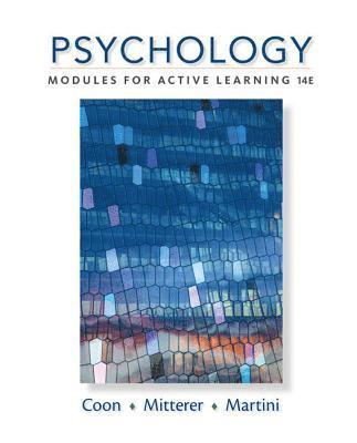 Dennis Coon, John Mitterer, Tanya Martini, Dennis (University of Arizona) Coon, John (Brock University) Mitterer, Tanya (Brock University) Martini - Psychology, Inbunden