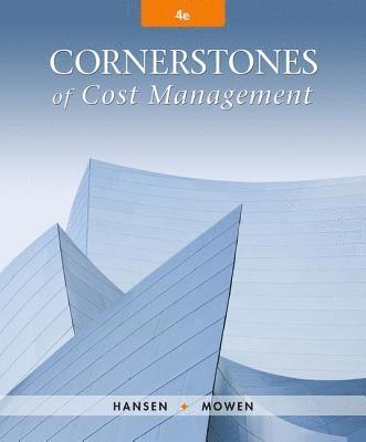 Cornerstones of Cost Management 1