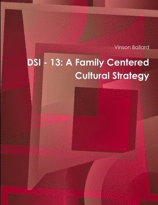 bokomslag Dsi - 13: A Family Centered Cultural Strategy