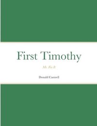 bokomslag First Timothy