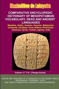 bokomslag V17.Comparative Encyclopedic Dictionary of Mesopotamian Vocabulary Dead & Ancient Languages