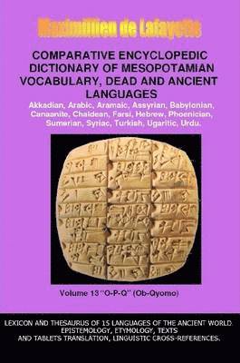 bokomslag V13.Comparative Encyclopedic Dictionary of Mesopotamian Vocabulary Dead & Ancient Languages