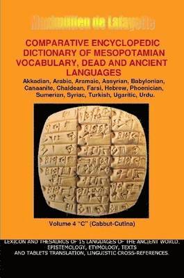 bokomslag V4.Comparative Encyclopedic Dictionary of Mesopotamian Vocabulary Dead & Ancient Languages