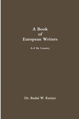 A Book of European Writers 1