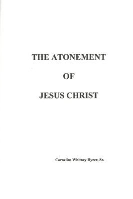 The Atonement of Jesus Christ 1