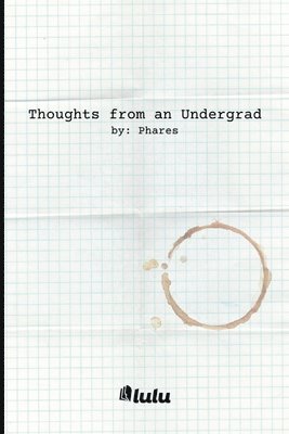 bokomslag Thoughts from an Undergrad