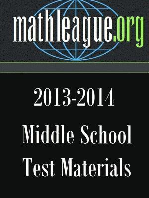 bokomslag Middle School Test Materials 2013-2014