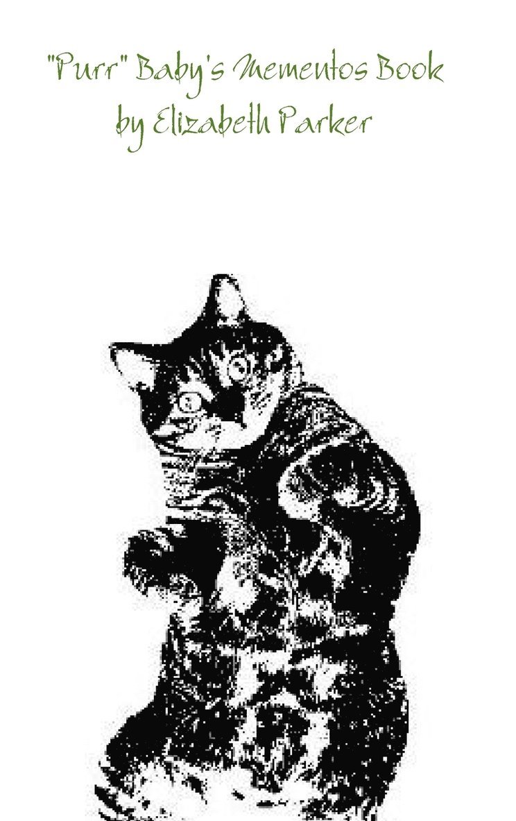 "Purr" Baby's Mementos Book