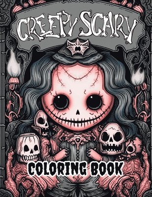 bokomslag Creepy Scary Coloring Book