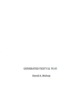 bokomslag Generated Text, V.2