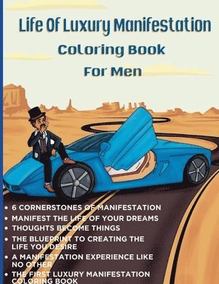 bokomslag Life Of Luxury Manifestation Coloring Book For Men