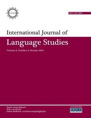 International Journal of Language Studies (IJLS) - volume 8(4)