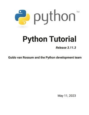 Guido Van Rossum, Python Development Team - Python Tutorial 3.11.3, Häftad