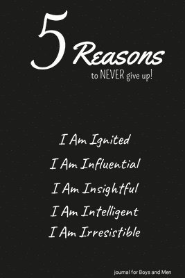 bokomslag 5 Reasons to NEVER give up! I Am Ignited, I Am Influential, I Am Insightful, I Am Intelligent, I Am Irresistible