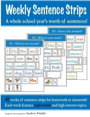 Weekly Sentence Strips