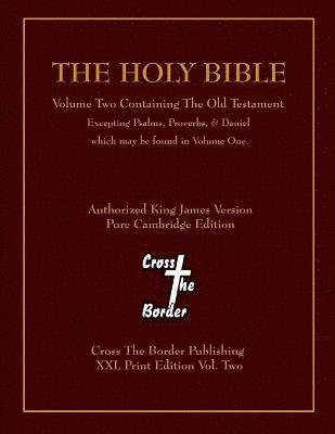 The Holy Bible Xxl Print Vol. Two 1